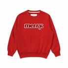 Made in Canada Kids Merry Sweatshirt Red - Unisex - Province of Canada