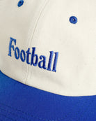 Made in Canada 100% Cotton Royal Blue Natural Football Retro Baseball Hat - Province of Canada