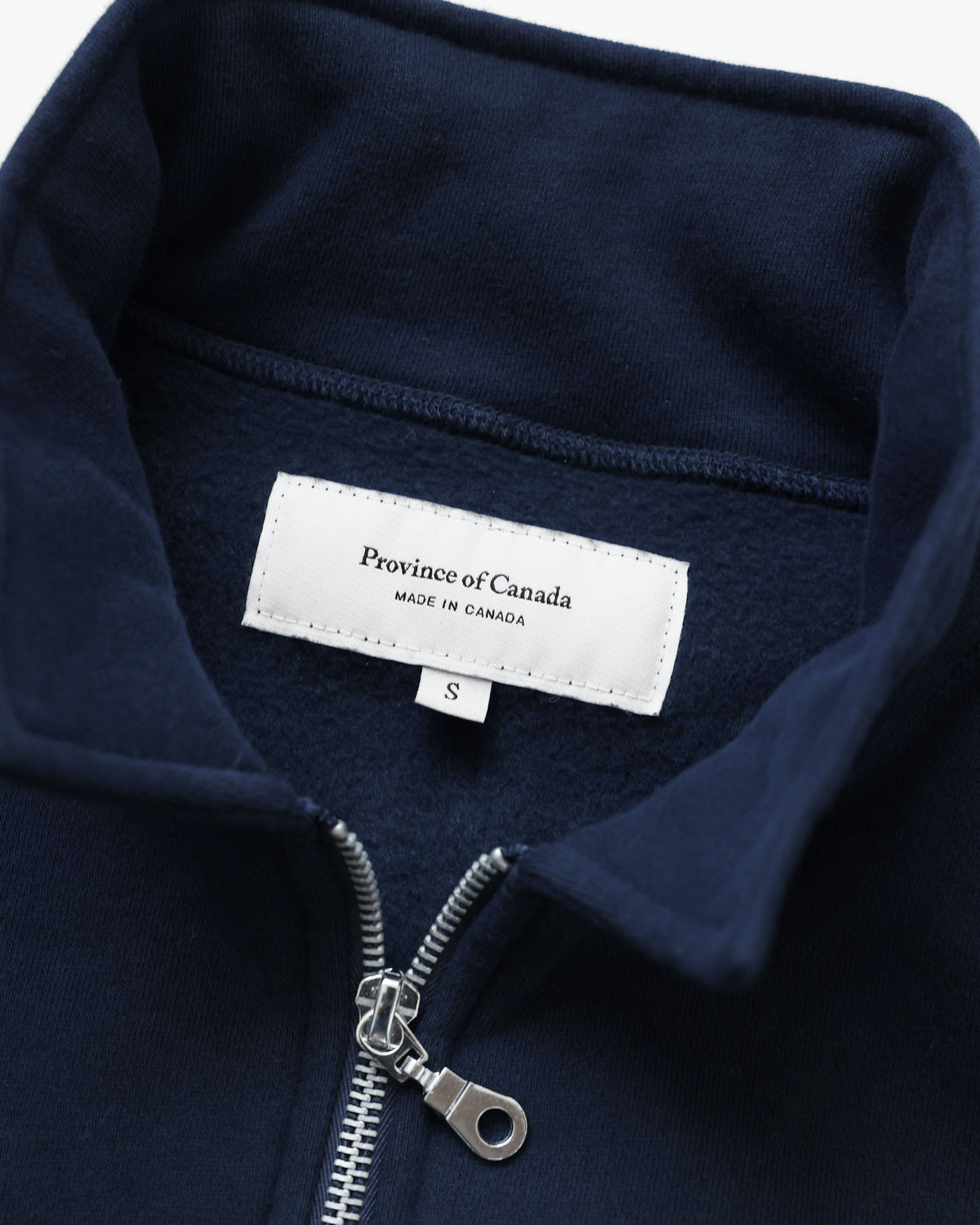 Made in Canada Lake Ontario Half Zip Fleece Sweatshirt Sweater Navy - Unisex