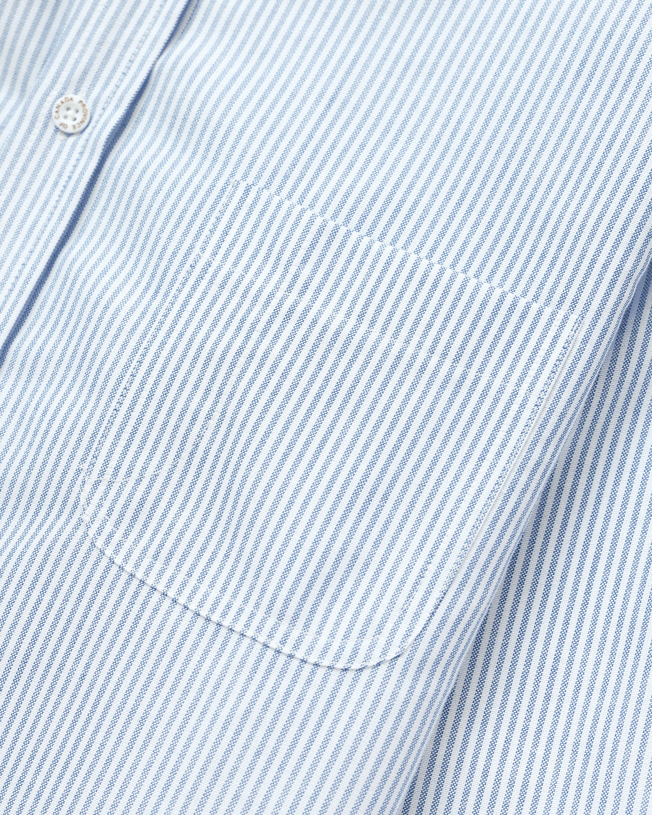 Made in Canada 100% Cotton Oxford Stripe Dress Royal - Province of Canada