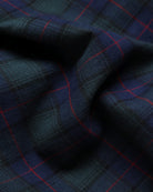 Made in Canada 100% Cotton Navy Plaid Flannel Shirt Navy Green Red - Unisex - Province of Canada