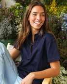 Made in Canada 100% Cotton Thursday Popover Tee Navy - Province of Canada