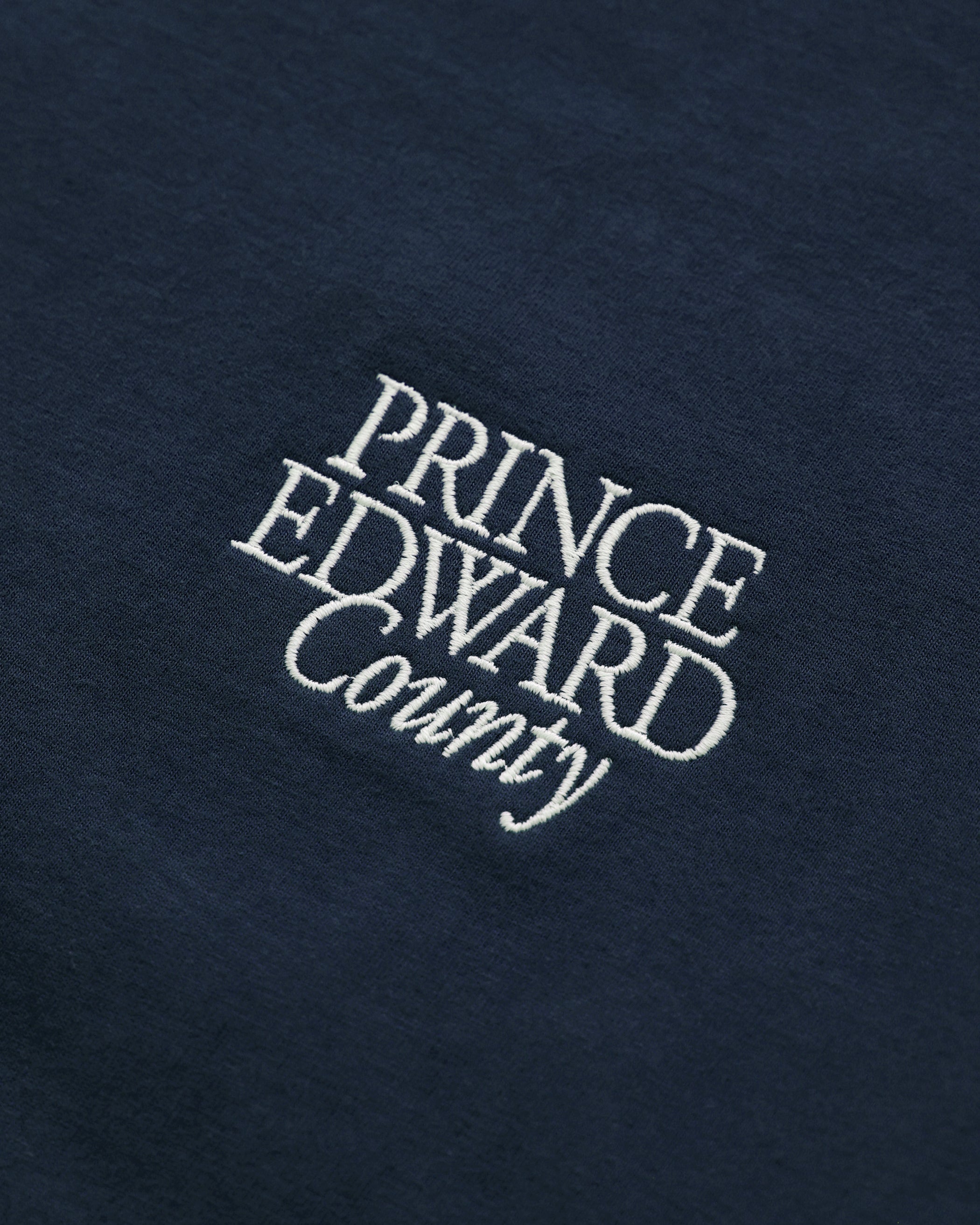 Made in Canada 100% Organic Cotton Prince Edward County Tee Navy - Unisex - Province of Canada 