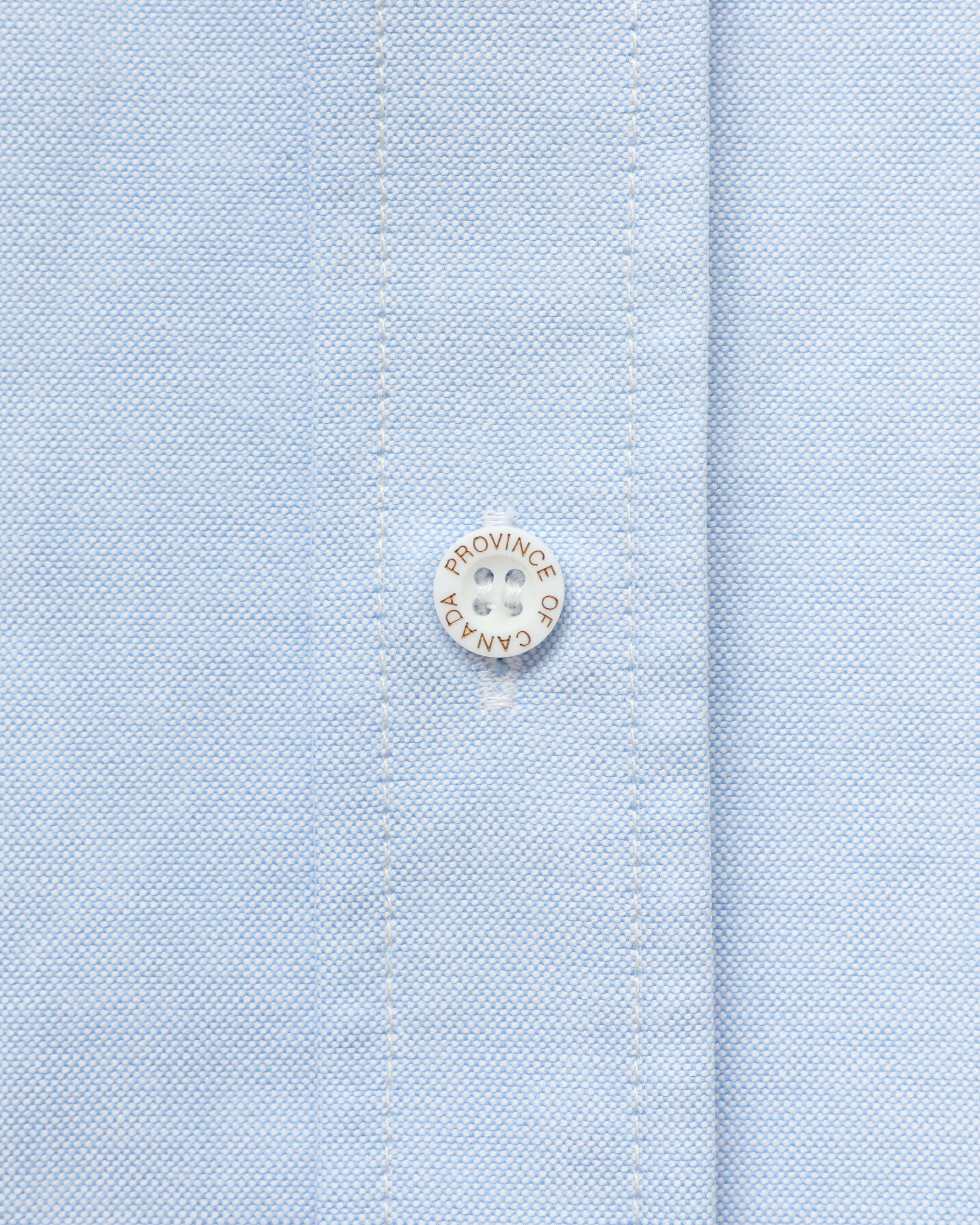 Made in Canada 100% Cotton Blue Oxford Shirt - Unisex - Province of Canada