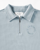 Made in Canada Half Zip Fleece Sweatshirt Blueish - Unisex - Province of Canada