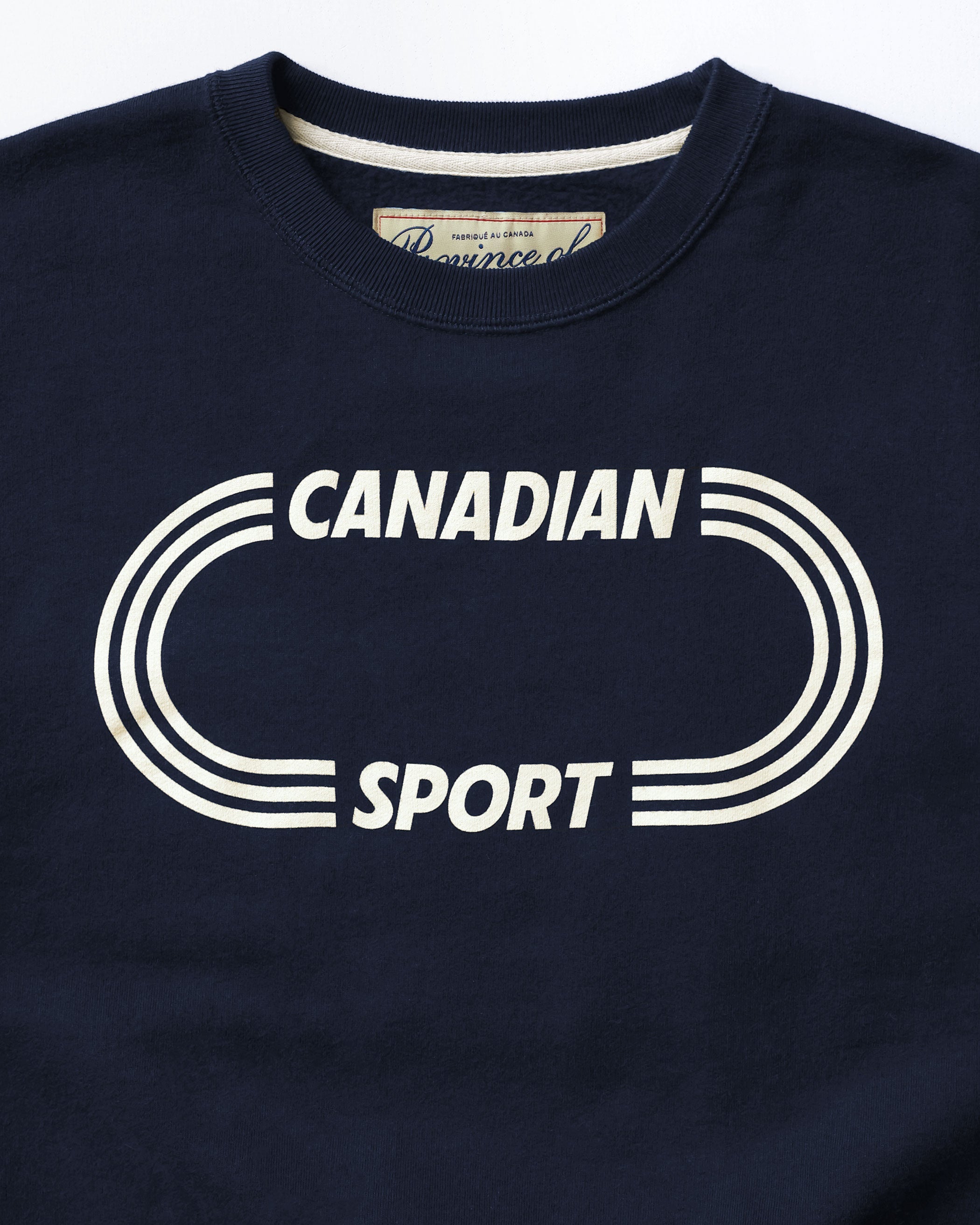 Made in Canada Fleece Canadian Sport Sweatshirt Navy - Unisex - Province of Canada