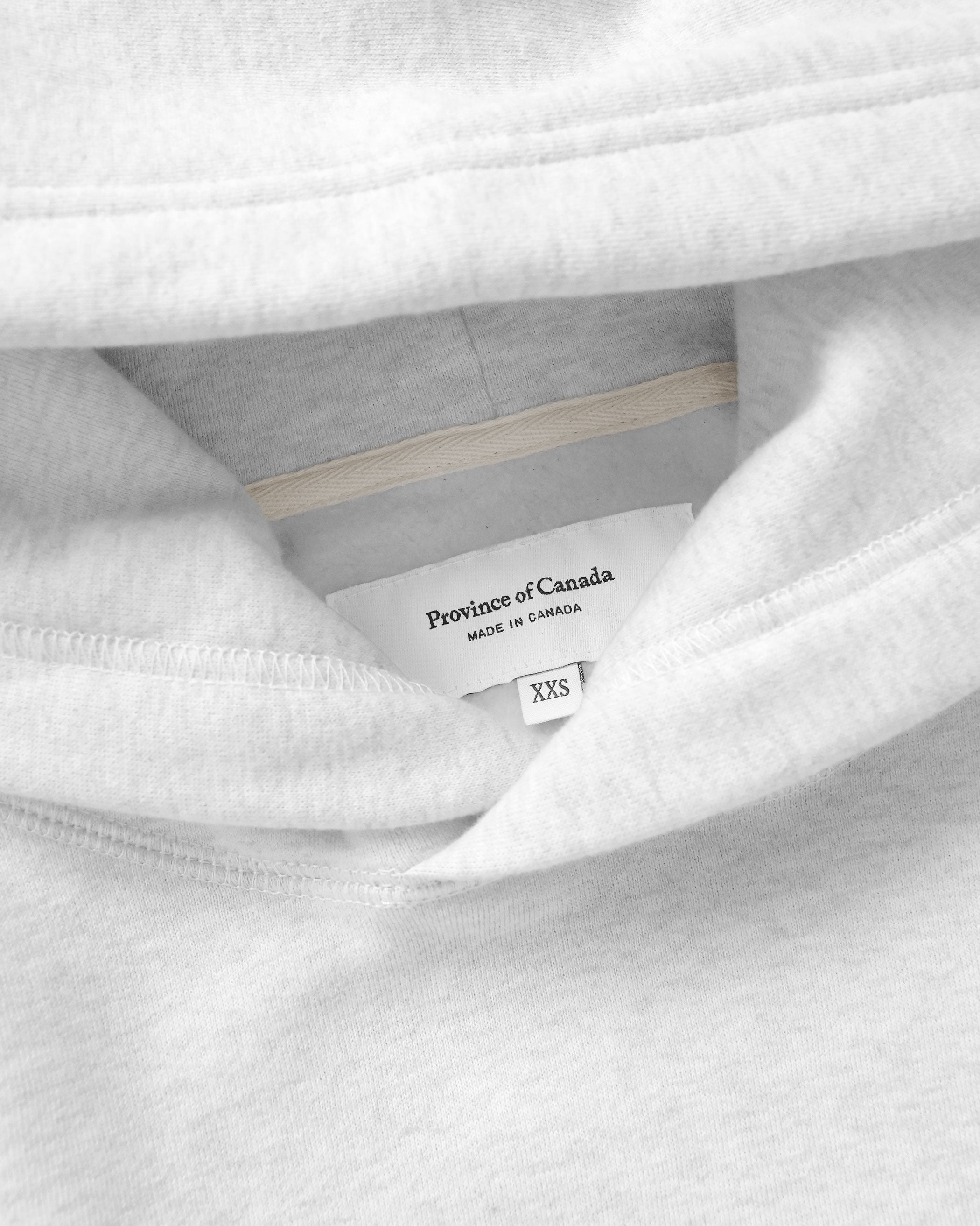 Made in Canada Made in Canada Flag Fleece Hoodie Cloud - Unisex - Province of Canada