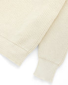 Made Knit in Canada 100% Cotton Canada Flag Cotton Knit Sweater Cream - Unisex - Province of Canada