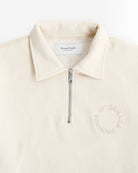 Province of Canada - Half Zip Fleece Sweatshirt Cream Unisex - Made in Canada