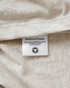 Made in Canada Friday V-Neck Tee Oatmeal 100% Organic Cotton - Province of Canada
