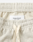 Made in Canada 100% Cotton Wide Leg French Terry Sweatpant Eggshell - Unisex - Province of Canada