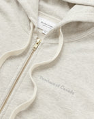 Made in Canada 100% Cotton French Terry Zip Hoodie Eggshell - Unisex - Province of Canada 