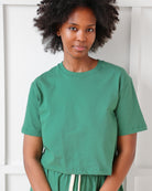 Made in Canada Monday Crop Top Green - Province of Canada