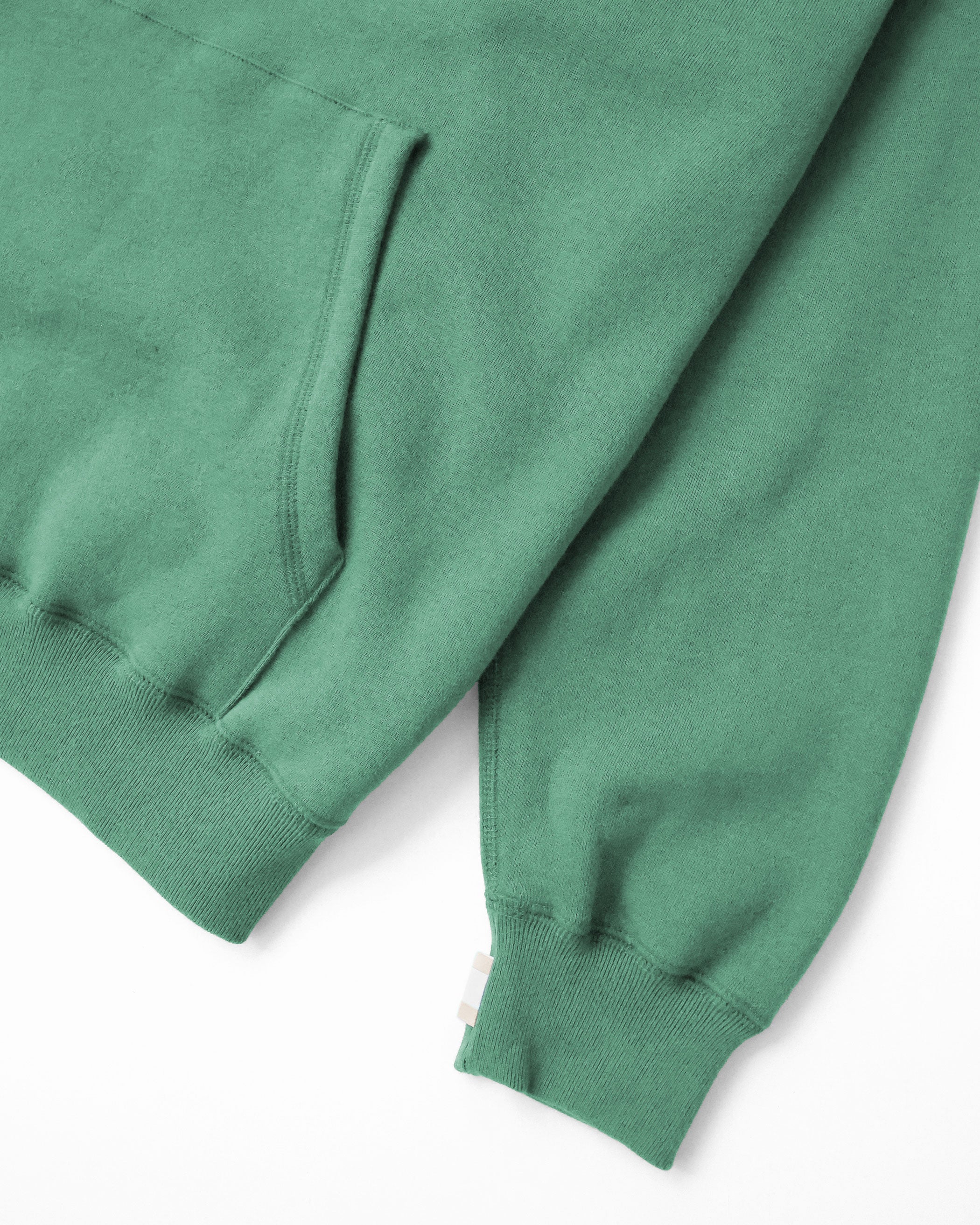 Made in Canada Flag Fleece Hoodie Green - Unisex - Province of Canada