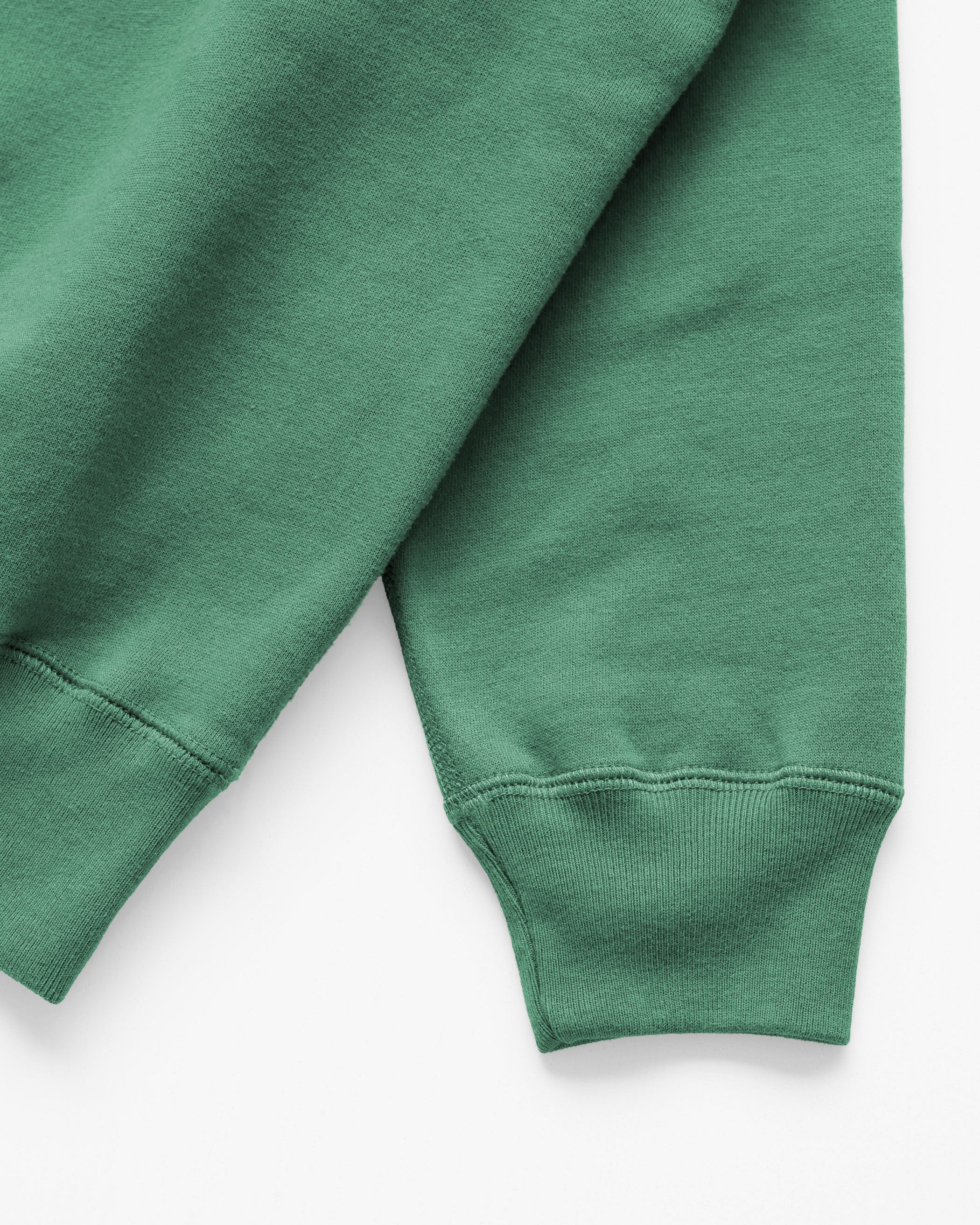 Made in Canada Half Zip Fleece Sweatshirt Green - Unisex - Province of Canada