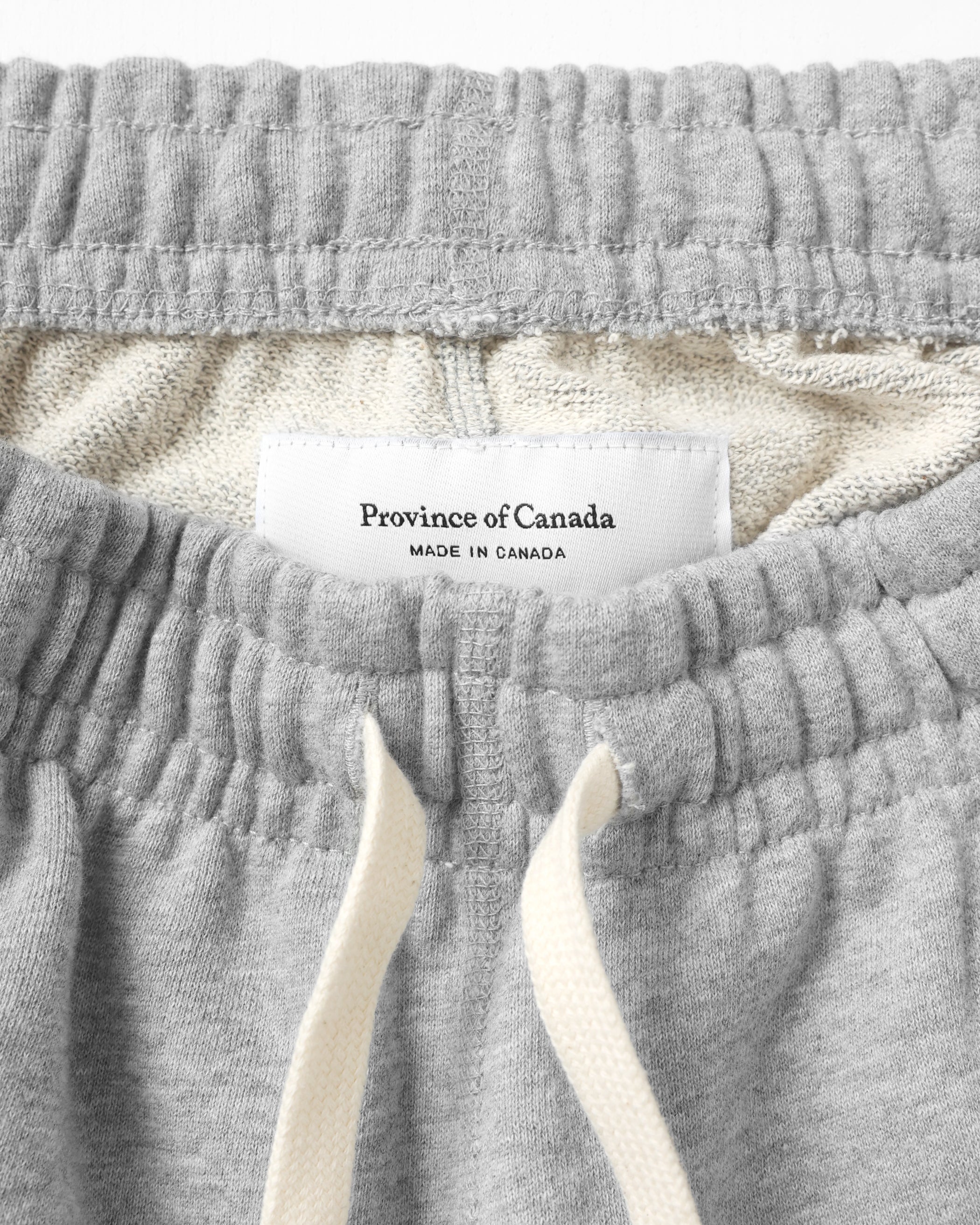 Made in Canada Relaxed French Terry Sweatpant Heather Grey 100% Cotton - Unisex - Province of Canada