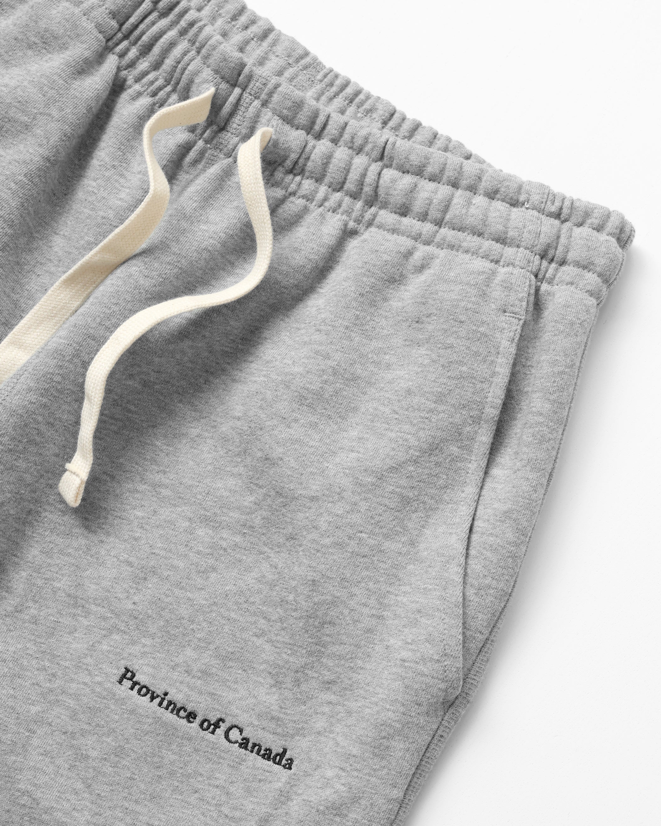 Made in Canada Relaxed French Terry Sweatpant Heather Grey 100% Cotton - Unisex - Province of Canada