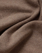 Made in Canada 100% Cotton Fine Ribbed Long Sleeve Dress Heather Brown - Province of Canada 