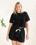 Made in Canada 100% Cotton Jersey Short Black - Womens - Province of Canada
