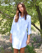 Made in Canada 100% Cotton Oxford Dress Blue - Province of Canada