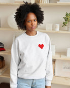 Made in Canada Heart Sweatshirt Cloud - Unisex - Province of Canada