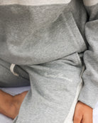 Made in Canada Club Fleece Stripe Sweatpants Heather Grey - Unisex - Province of Canada