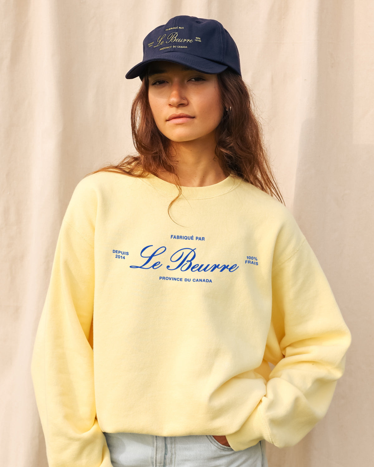 Made in Canada - Le Beurre Baseball Hat Navy - Province of Canada