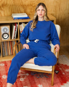 Made in Canada Flag Fleece Sweatpant Royal Blue - Unisex - Province of Canada