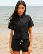 Made in Canada Sunday Polo Shirt Black - Province of Canada