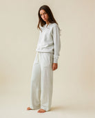Made in Canada 100% Cotton Wide Leg French Terry Sweatpant Eggshell - Unisex - Province of Canada