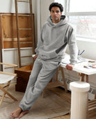 Made in Canada Flag Fleece Sweatpant Heather Grey - Unisex