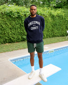 Made in Canada Prince Edward County Fleece Sweatshirt Navy - Unisex - Province of Canada