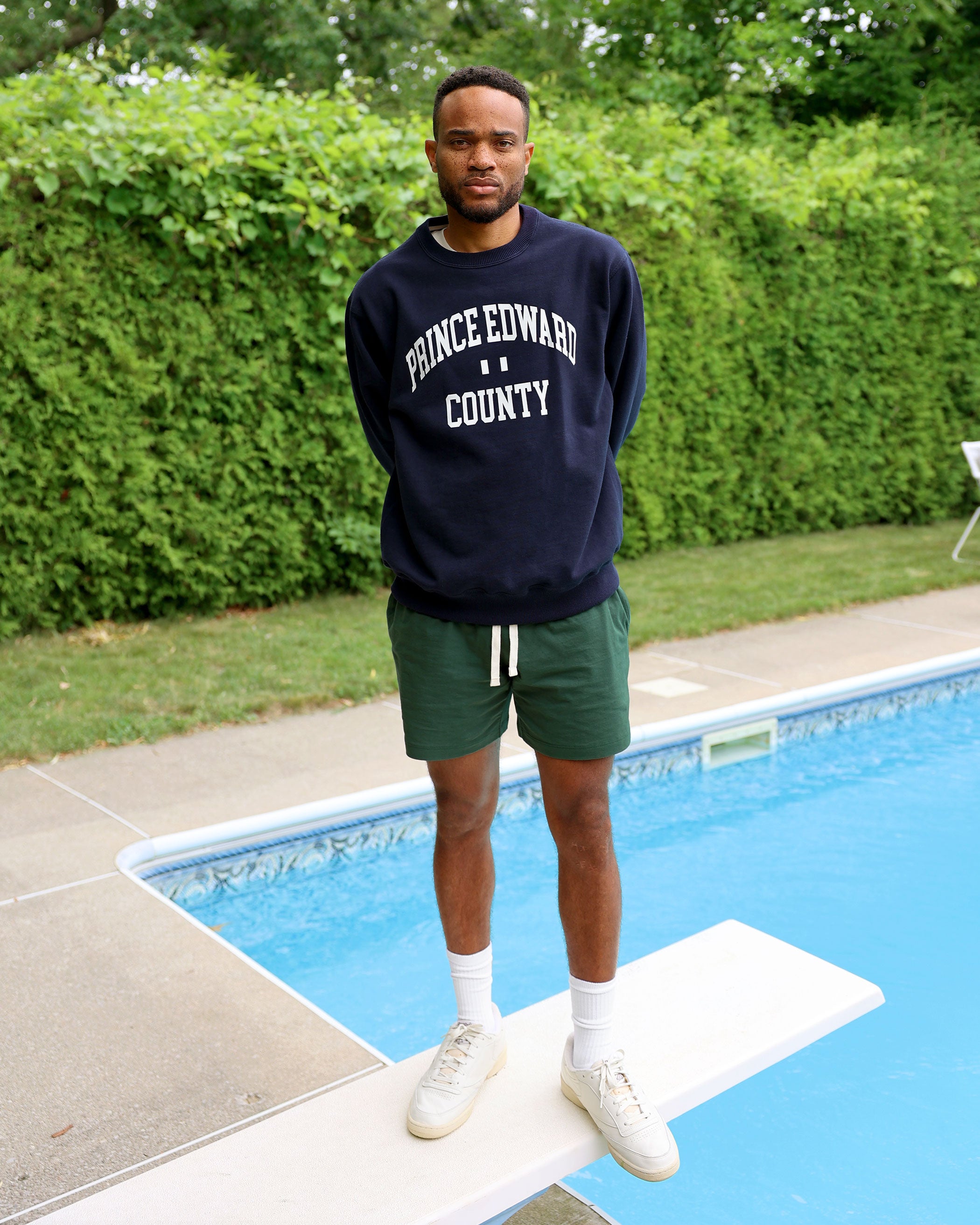 Made in Canada Prince Edward County Fleece Sweatshirt Navy - Unisex - Province of Canada