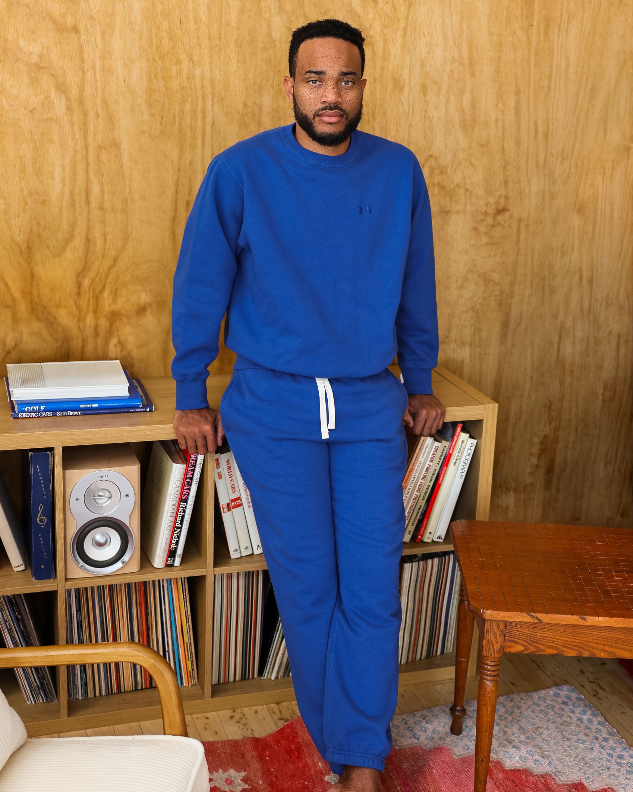 Made in Canada Flag Fleece Sweatpant Royal Blue - Unisex - Province of Canada