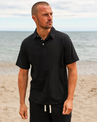 Made in Canada Sunday Polo Shirt Black - Province of Canada