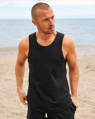 Made in Canada Organic Cotton Tuesday Tank Top Black Unisex - Province of Canada