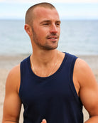 Made in Canada Organic Cotton Tuesday Tank Top Navy Unisex - Province of Canada