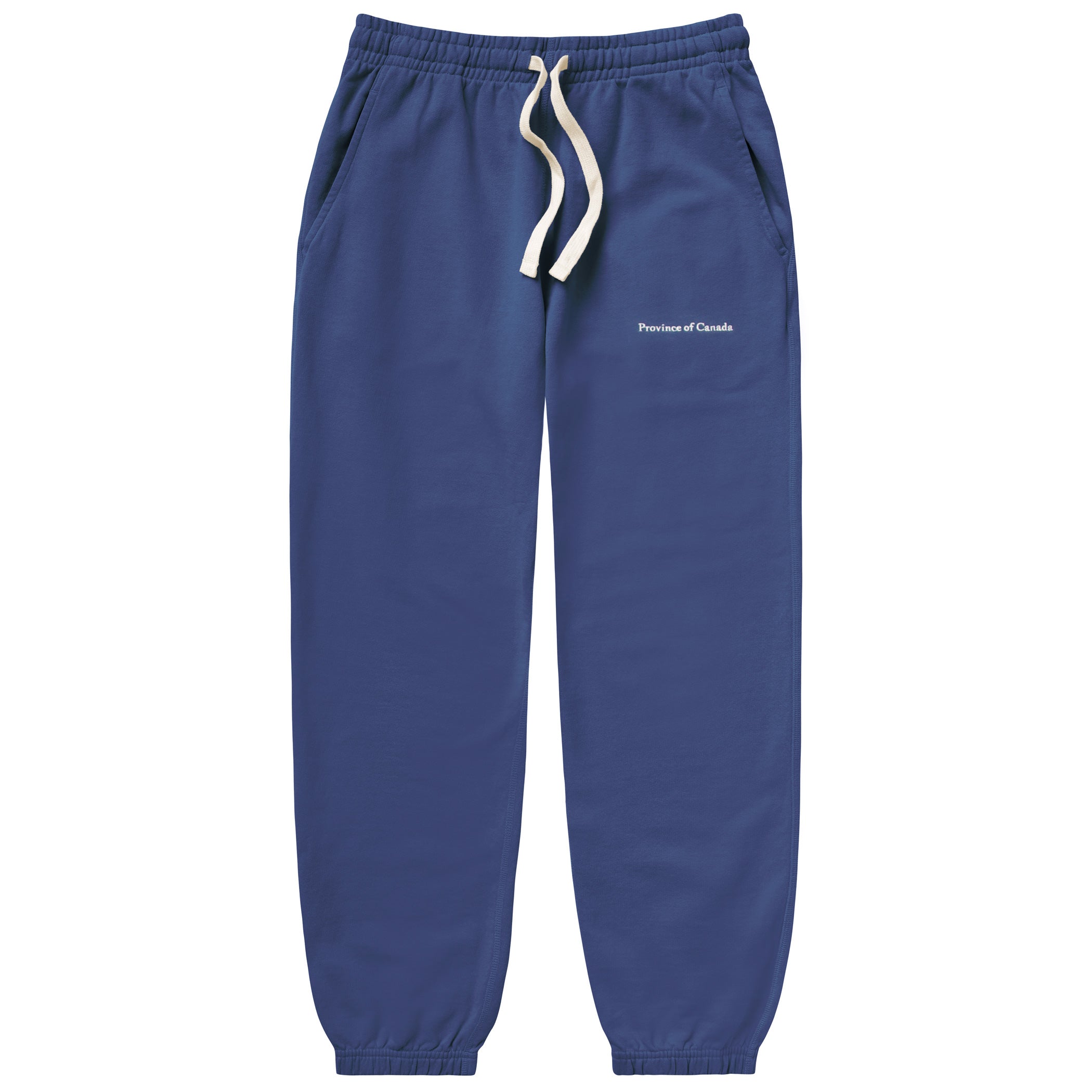 Made in Canada 100% Cotton Relaxed French Terry Sweatpant French Blue - Unisex - Province of Canada
