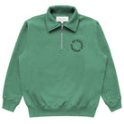 Made in Canada Half Zip Fleece Sweatshirt Green - Unisex - Province of Canada