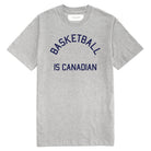 Made in Canada Basketball is Canadian Tee Heather Grey 100% Cotton - Unisex - Province of Canada
