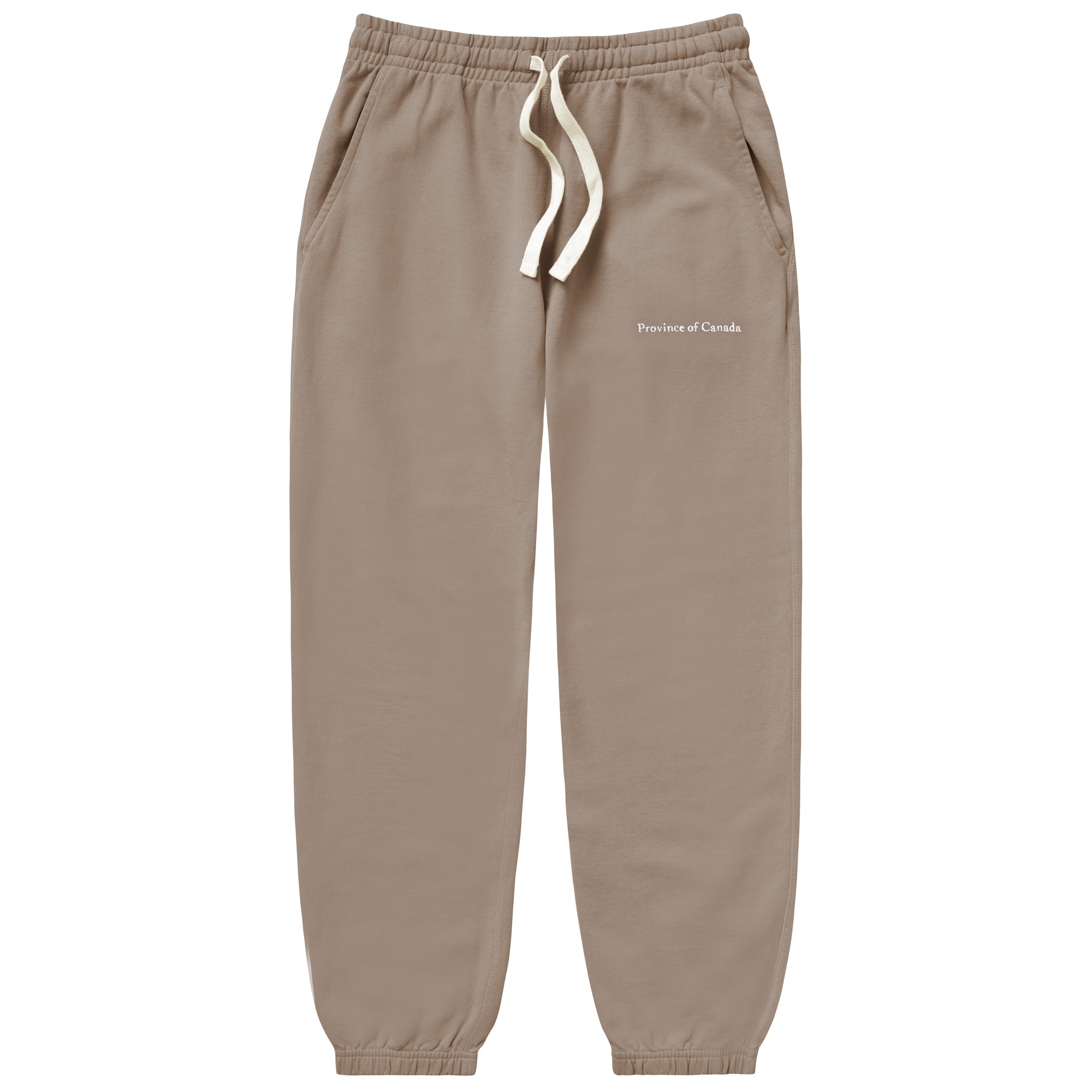 Made in Canada Relaxed French Terry Sweatpant Mocha 100% Cotton - Unisex - Province of Canada