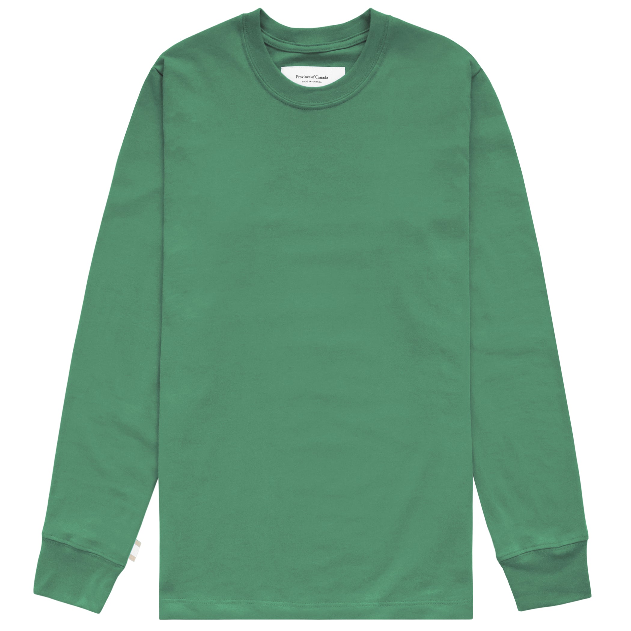 Made in Canada Monday Long Sleeve Tee Green - Unisex - Province of Canada