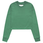Made in Canada Monday Long Sleeve Crop Top Green - Province of Canada