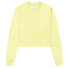 Made in Canada Monday Long Sleeve Crop Top Lemon - Province of Canada