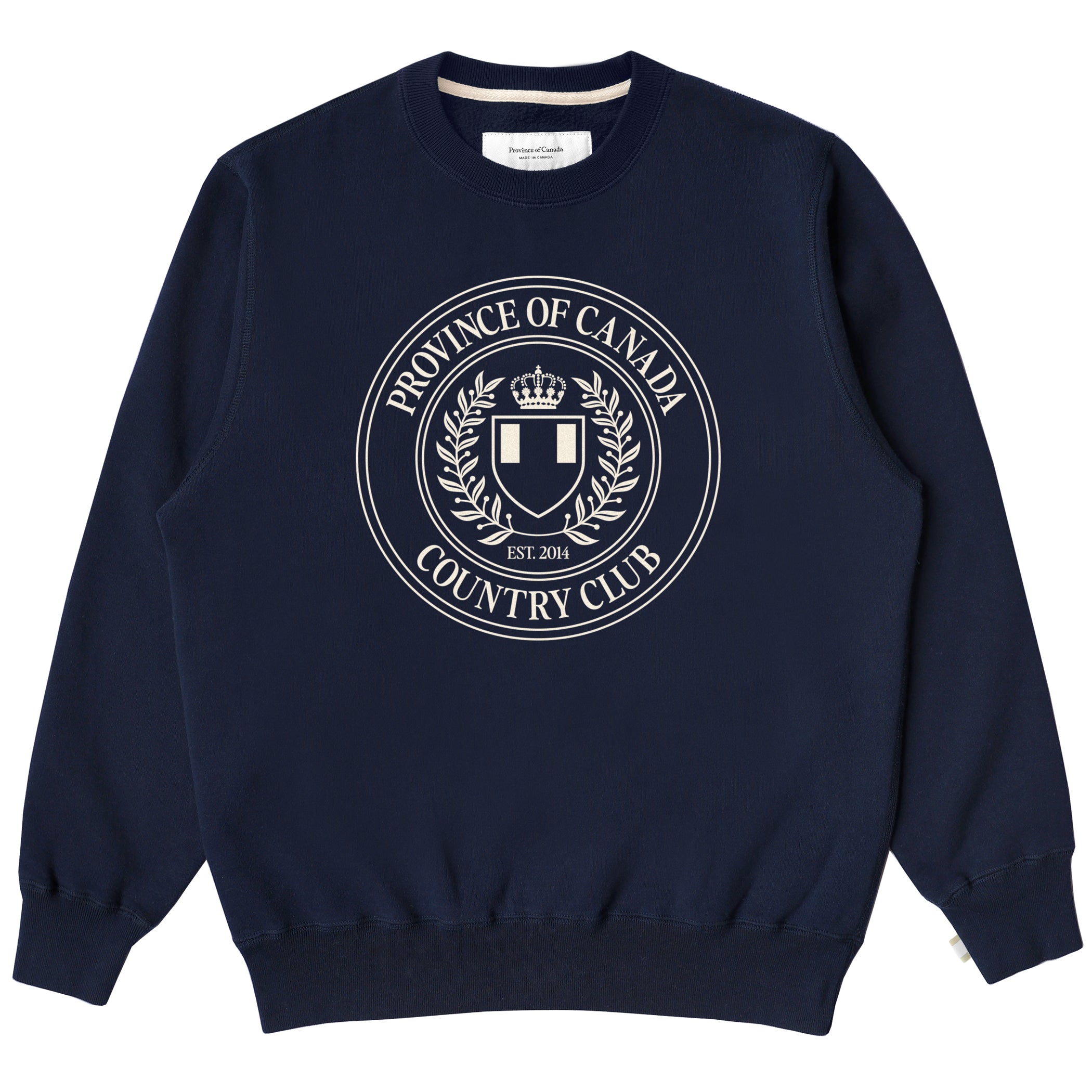 Made in Canada Country Club Fleece Sweatshirt Navy - Unisex - Province of Canada