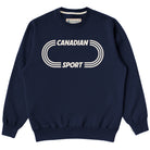 Made in Canada Fleece Canadian Sport Sweatshirt Navy - Unisex - Province of Canada