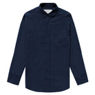 Made in Canada 100% Cotton Washed Poplin Shirt Navy Blue - Unisex - Province of Canada