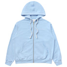 Made in Canada 100% Cotton French Terry Zip Hoodie Sky Blue - Unisex - Province of Canada 