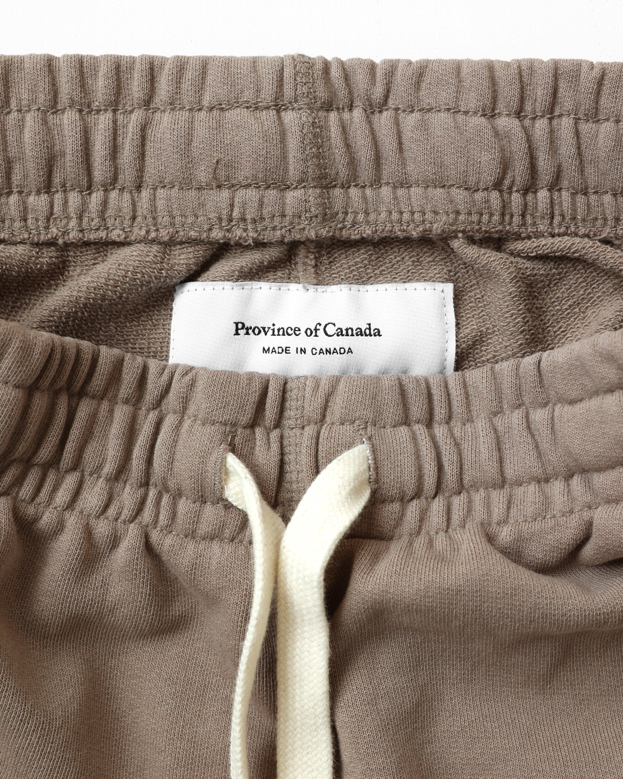 Made in Canada Relaxed French Terry Sweatpant Mocha 100% Cotton - Unisex - Province of Canada