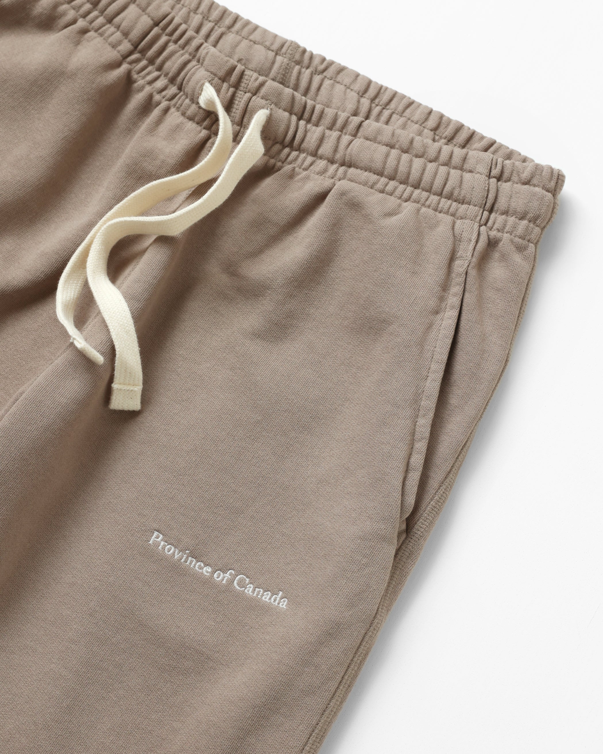 Made in Canada Relaxed French Terry Sweatpant Mocha 100% Cotton - Unisex - Province of Canada